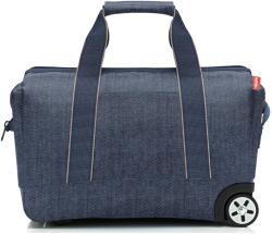 Reisenthel Allrounder Trolley Herringbone Dark Blue Valiza
