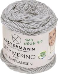 Austermann Step Merino 4 Uni & Melangen 90317-1001 Light Grey Melange Kötőfonal (90317-1001)