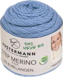 Austermann Step Merino 4 Uni & Melangen 90317-1005 Light Blue Kötőfonal (90317-1005)