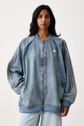 adidas Originals geacă bomber pentru femei din denim 9BY2-KUDZR6_55J (KQ6473)