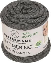 Austermann Step Merino 4 Uni & Melangen 90317-1002 Grey Melange Kötőfonal (90317-1002)