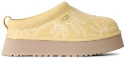 UGG papuci de casă pentru femei din piele întoarsă W Tazz Botanic 9BY2-KLDZS5_10X (1180373.MTDMS)