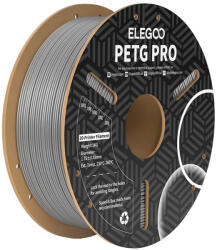 ELEGOO Filament 3D ELEGOO PETG Pro, 1.75 mm, 1 kg, gri (54415)