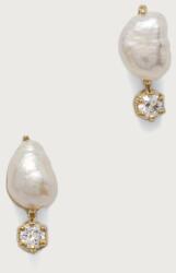 Guess cercei pentru femei din oțel inoxidabil cu zirconiu cubic PEARLY 9BY2-AKDZ0J_GLD (JUBE06.482JW)