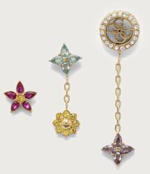 Guess cercei pentru femei din oțel inoxidabil cu zirconiu cubic SECRET GARDEN 9BY2-AKDZ2T_GLA (JUBE06.034JW)