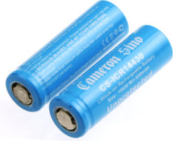 Utángyártott 14430 Li-ion akkumulátor 3.7V 650mAh 2 darabos 14430 csomag - CameronSino (CS-ICR14430NE)