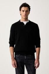 Marc O'Polo pulóver férfi gyapjú hozzáadásával - fekete L - answear - 47 990 Ft