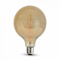 V-TAC Bec Led G125 E27 8w Cu Filament 2200k Alb Cald (sku-7149) - global-electronic
