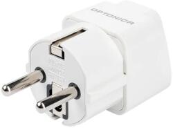 OPTONICA Adaptor Norma Uk 220v 1000w 10a - Alb (9518)