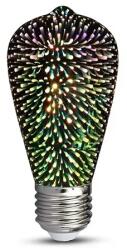 V-TAC Bec Led St64 E27 3w Cu Filament 3000k Alb Cald Model 3d (sku-212705) - global-electronic