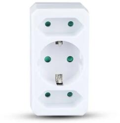 V-TAC Adaptor 3 Prize 2x2.5a Si 1x16a Max 3680w (sku-8784)
