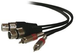 Ibiza Sound Cablu Audio 2rca Tata/2xlr Mama 5m (cm5rxf-2)