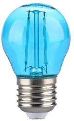 V-TAC Bec Led G45 E27 2w Cu Filament Lumina Albastra (sku-217412) - global-electronic