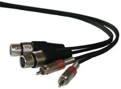 Ibiza Sound Cablu Audio 2RCA Tata/2XLR Mama 1.50M (CM1.5RXF-2)
