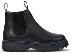 Camper gyerek magascipő bőrből Norte Kids - fekete 36