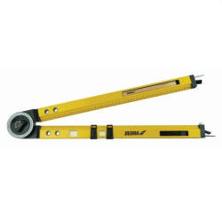 Dedra szögmérő vízmértékkel 620 mm 2 fiolás (MK0620) - toolgo