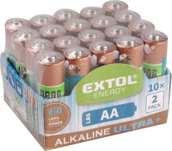 Extol alkáli elem készlet 20 db AA 1, 5 V (42013)