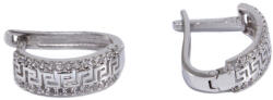 Ékszershop Görög mimtás köves fehérarany fülbevaló (1323614)