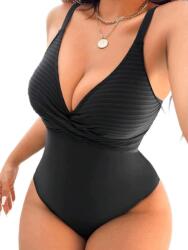 Shein Egyrészes Fekete Fürdőruha XL