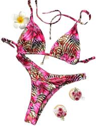 Shein Kétrészes Bikini Szett Vegyes Minták L