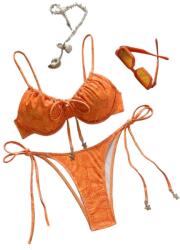 Shein Kötött Bikini Kétrészes Minta XL