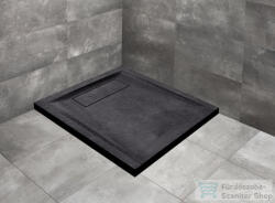 Radaway Doris C 80x80 műmárvány zuhanytálca, fekete DC8080-54 (DC8080-54)