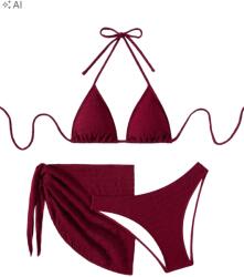 Shein Kétrészes Bikini Szoknyával M