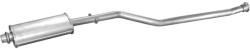 Polmo Peugeot PARTNER 1.1 benzines 44 kW (1996-2001) középső kipufogódob Polmo utángyártott (OE: 1717.74)