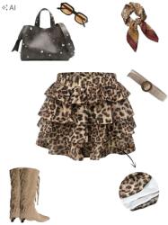 Shein Bő Szabású Mini Szoknya S