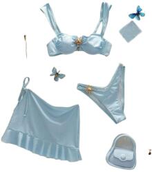 Shein Háromrészes Női Bikini Merevítőkkel M