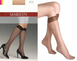 Marilyn Podkolanówki klasszikus Ufki 15 den barna Tabaco 2 pár (Cienkie Podkolanówki Damskie Klasyczne)