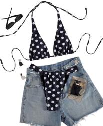 Shein Kétrészes Pöttyös Női Bikini S - allegro - 1 050 Ft