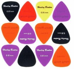  Penele Chitara 0.81 mm Harley Benton Nylon Player Pick Set