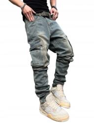 Shein Férfi Military Farmernadrág S