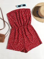 Shein KC92306 Shein Overál Nyitott Vállú Boho Szívecskés (18) M
