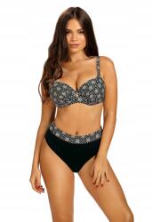 Self Collection Kétrészes női fürdőruha Self Barbados fekete-barna 2 S 940 42I-XL 2 S