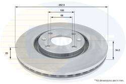COMLINE Disc frana COMLINE ADC1519V (ADC1519V)
