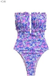 Shein Virágmintás Egyrészes Fürdőruha M - allegro - 1 225 Ft