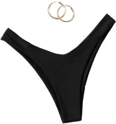 Shein Fekete Bikinialsó M