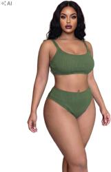 Shein Kétrészes Fürdőruha 3XL-ES Vállpántokkal - allegro - 2 330 Ft