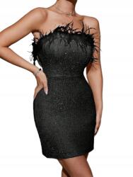 Shein Mini Ruha Flitteres Nyitott Hát S