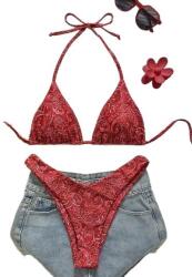 Shein Kétrészes Női Bikini, M-es Minta