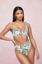 Nasty Gal FC13315 Nasty Gal Kétrészes Fürdőruha Nyomott Mintával (18) Xxs