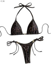 Shein Kétrészes Leopárdmintás Bikini M - allegro - 1 575 Ft