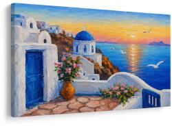 Dovido Tablou coasta Greciei la apus - 150x100