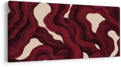 Dovido Tablou forme fluide roșii - 120x60