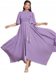 Shein Ruha Maxi Aszimmetrikus Kerek Nyakkivágással M