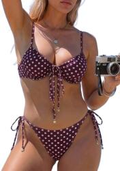 Shein Kötött Kétrészes Bikini Pöttyös XL - allegro - 2 050 Ft