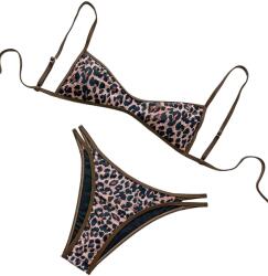 Shein Kétrészes Bikini Szett Leopárdmintás M-es