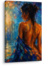 Dovido Tablou siluetă misterioasă la amurg - 20x30